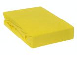 Prześcieradło Frotte z gumką cytrynowe 90x200    026